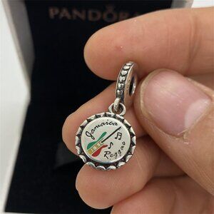 ✨🔥Pandora Jamaican Guitar Charm Music Charm Rainbow Charm